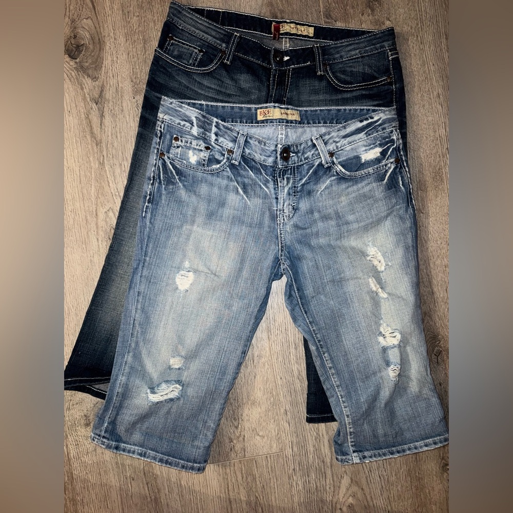 BUCKLE BKE STELLA & SABRINA Denim Capri BUNDLE 31